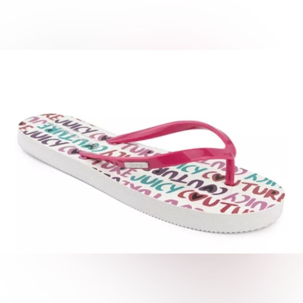 JUICY COUTUREWomen's Zamia Flip Flops Size 6M